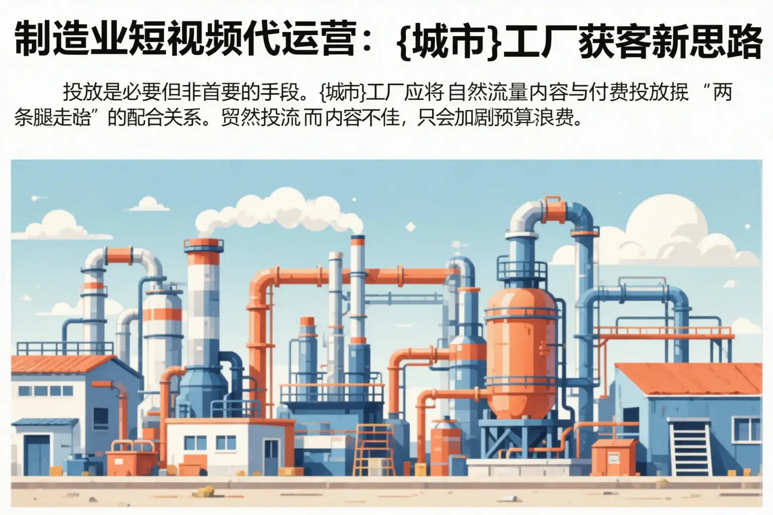 制造业短视频代运营：郑州工厂获客新思路