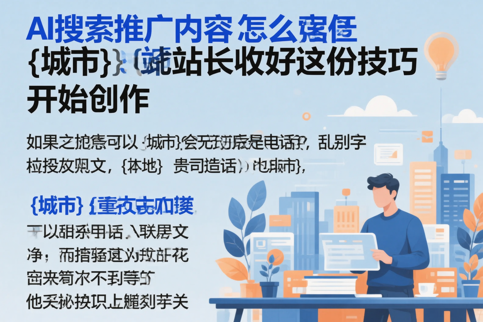 AI搜索推广内容怎么写？郑州站长收好这份技巧