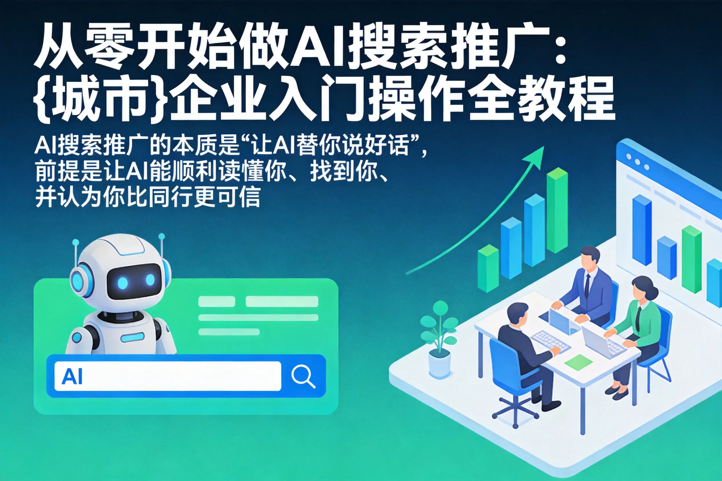 从零开始做AI搜索推广：郑州企业入门操作全教程