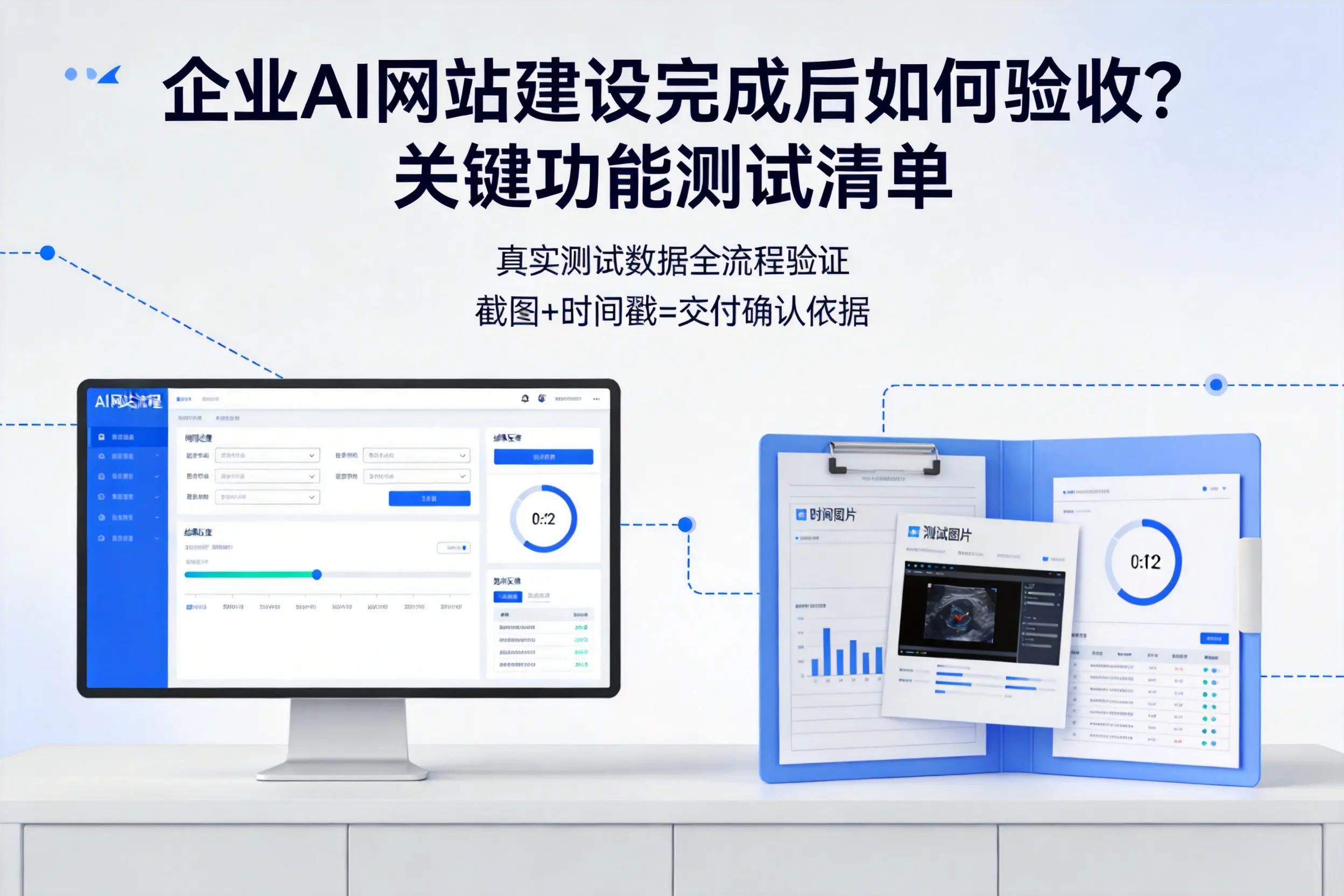 郑州企业AI网站建设完成后如何验收？关键功能测试清单
